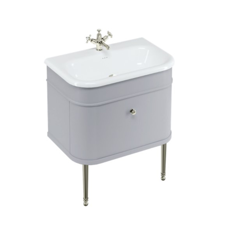 Burlington Chalfont 750mm Single Drawer Unit - Classic Grey