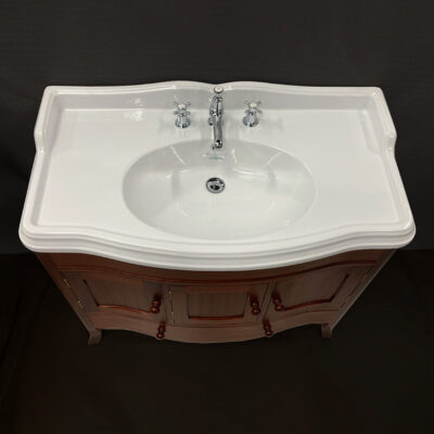 Old England Princess Vanity Unit with Large Console Basin - Image 3