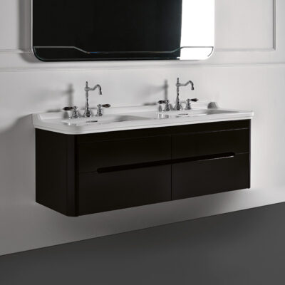 150cm double basin and cabinet