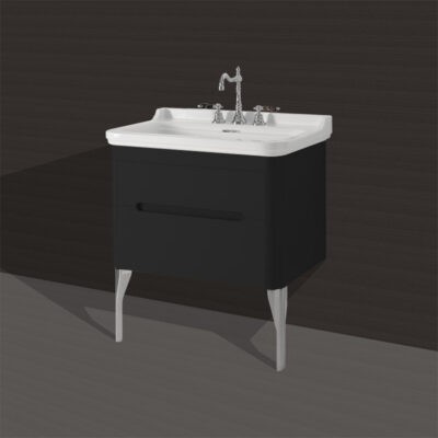 Waldorf 80cm Washbasin - With Legs or Wall Hung - Image 4