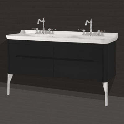 Waldorf 150cm Double Basin & Cabinet - With Legs or Wall Hung - Image 6