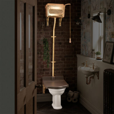 Thomas-Crapper-Polished-Brass-Cistern-Toilet