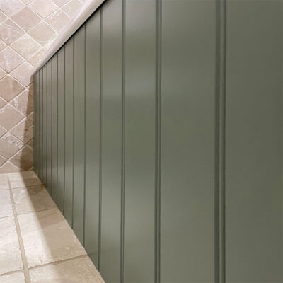 Tongue & Groove Effect Bath Side Panel – Painted a Colour of Choice - Image 4