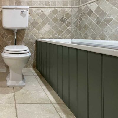 Tongue & Groove Effect Bath Side Panel – Painted a Colour of Choice - Image 3
