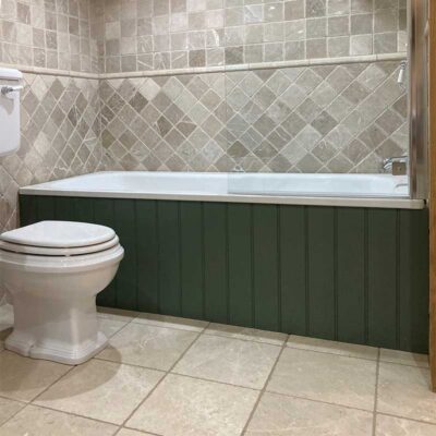 Tongue & Groove Effect Bath Side Panel – Painted a Colour of Choice - Image 2
