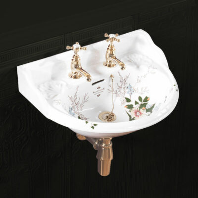 Victorian Garden Floral Patterned Cloakroom Basin