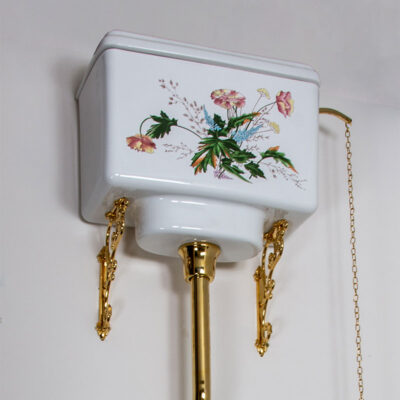 Victorian Garden Floral High-Level Toilet - Image 2