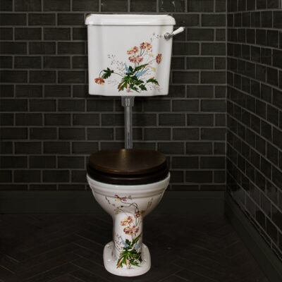 Victorian Garden Floral Low-Level Toilet - Image 4