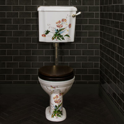 Victorian Garden Floral Low-Level Toilet - Image 5