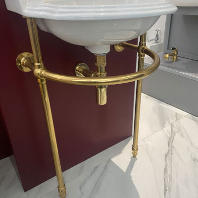 Victorian Blue Floral Cloakroom Basin - Image 6