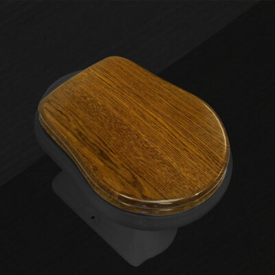 Retro Toilet Seat - to match 100cm Period Basin & Oak Cabinet