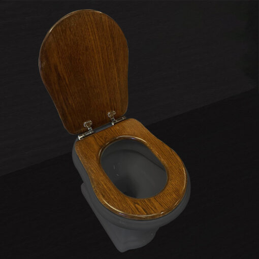 Retro Toilet Seat to match 100cm Period Basin & Oak Old