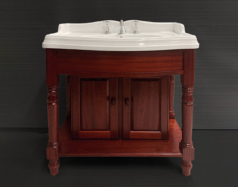 Old-England-Mahogany-Vanity-with-90cm-Console-Basin