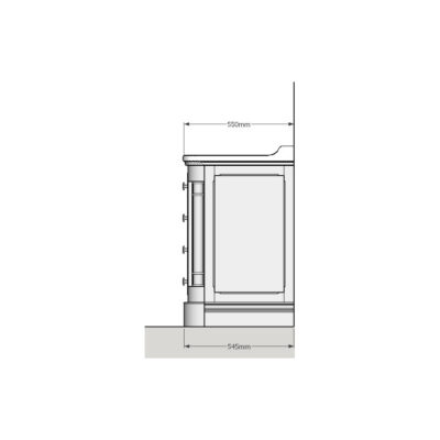 Foresters His & Hers Double Basin Vanity Unit - 1500mm - Image 4