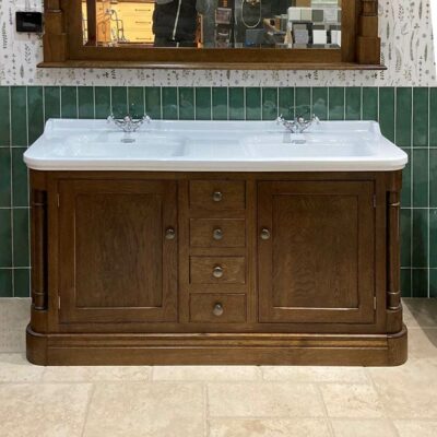 Foresters His & Hers Double Sink Basin Vanity Unit - 1500mm