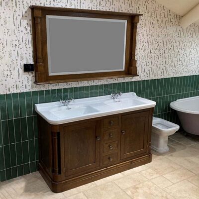 Foresters His & Hers Double Sink Basin Vanity Unit - 1500mm