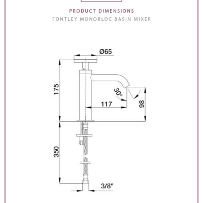 Thomas Crapper Bentham Cloakroom Basin Set - Image 15