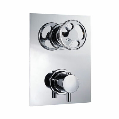 Fontley-chrome-thermostatic-two-way-shower-valve