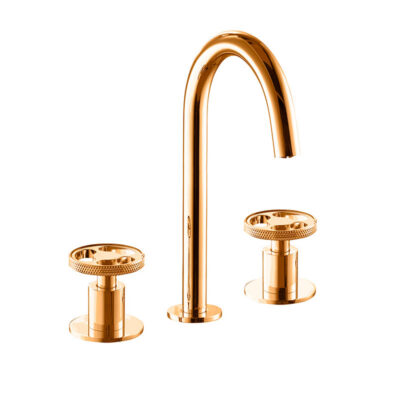 Thomas Crapper Fontley Three Hole Deck Basin Mixer - Image 3