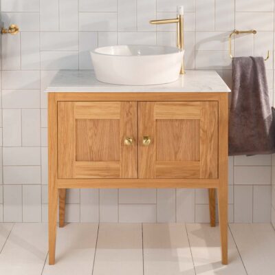 Thomas Crapper 830mm Vanity Unit with Quartz Countertop - Image 3