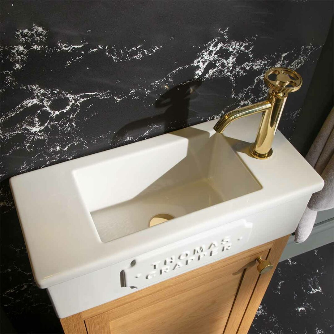 Thomas Crapper Bentham Cloakroom Unit & Basin - Image 4