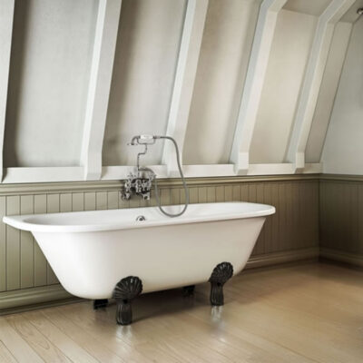 burlington-avantgarde-170cm-back-to-wall-bath-classic-black-feet