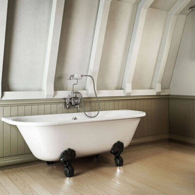 Burlington Avantgarde Back-to-wall 170cm Traditional Bath
