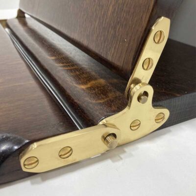 Large Throne Toilet Seat, Dark Oak