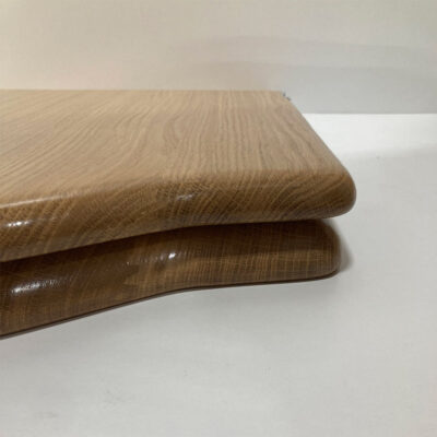 Large Throne Toilet Seat, Light Oak