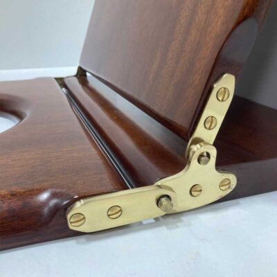 Large Throne Toilet Seat, Mahogany