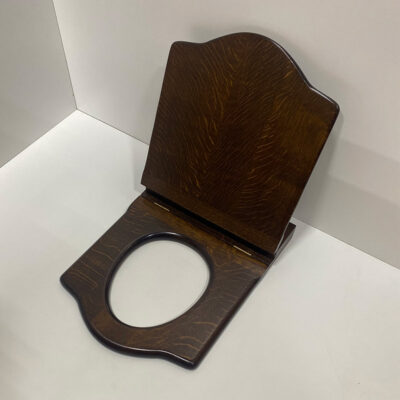 Medium Throne Toilet Seat, Dark Oak