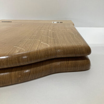 Medium Throne Toilet Seat, Light Oak