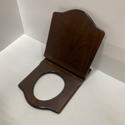 Medium Throne Toilet Seat, Walnut