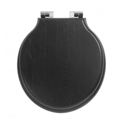 imperial-bathrooms-painted-black-toilet-seat-with-soft-close-chrome-hinges