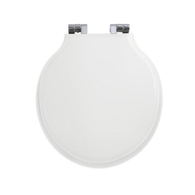 imperial-bathrooms-painted-white-toilet-seat-with-chrome-hinges