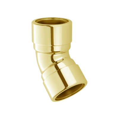 Waste-Pipe-Elbow-(135-Degrees)-antique-gold