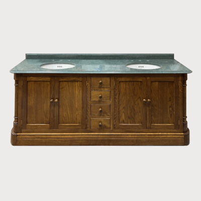 Foresters 2 Meter Double Vanity with Green Quartz Top
