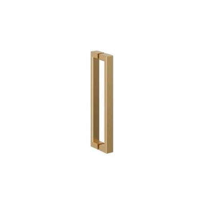 Crosswater Asura 8mm Hinged Door Handle - Fluted Brushed Brass
