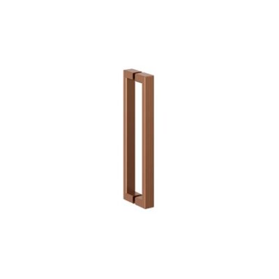 Crosswater Asura 8mm Hinged Door Handle - Fluted Brushed Bronze