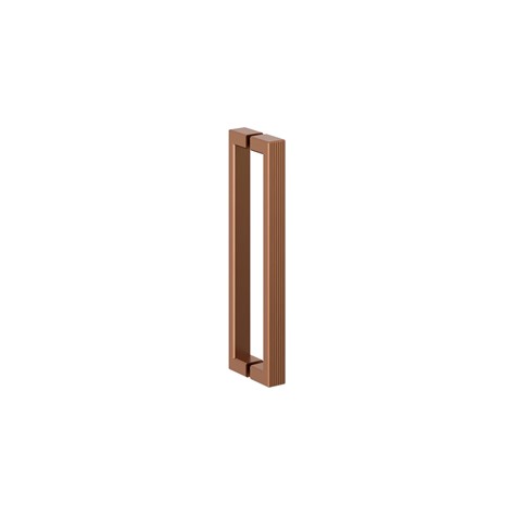 Crosswater Asura 8mm Hinged Door Handle - Fluted Brushed Bronze