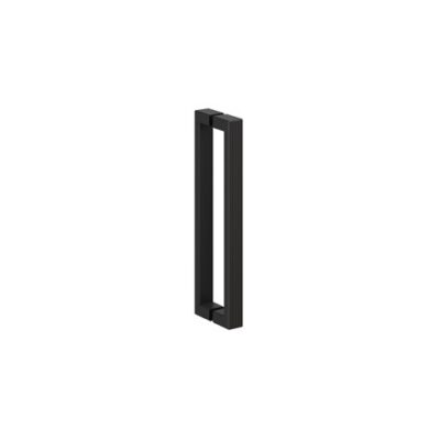 Crosswater Asura 8mm Hinged Door Handle - Fluted Matt Black