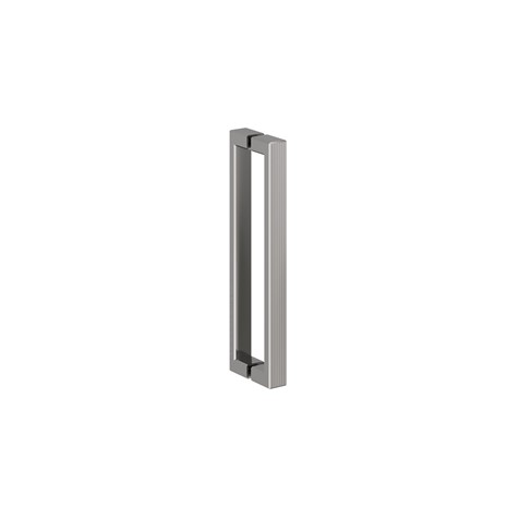 Crosswater Asura 8mm Hinged Door Handle - Fluted Polished Stainless