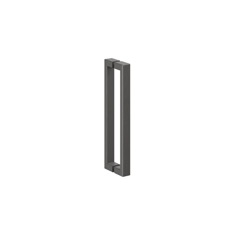 Crosswater Asura 8mm Hinged Door Handle - Fluted Slate