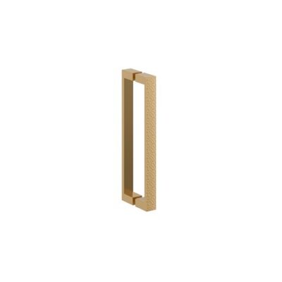 Crosswater Asura 8mm Hinged Door Handle - Hammered Brushed Brass