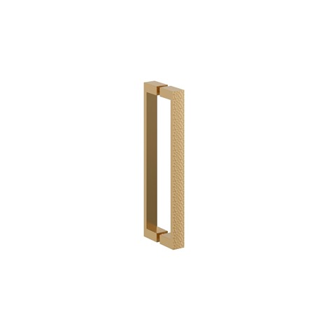 Crosswater Asura 8mm Hinged Door Handle - Hammered Brushed Brass