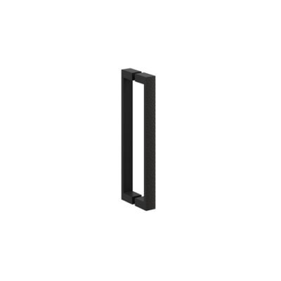 Crosswater Asura 8mm Hinged Door Handle - Hammered Matt Black