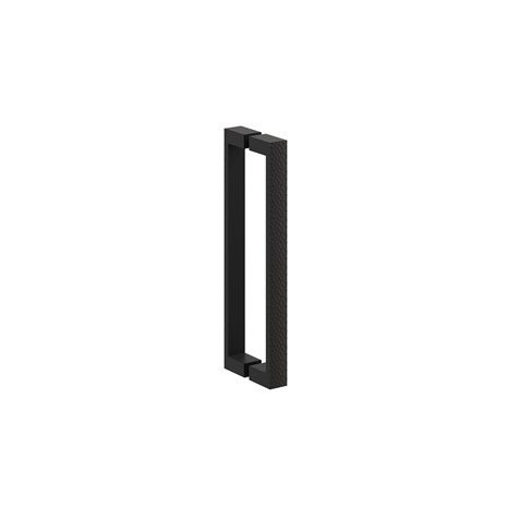 Crosswater Asura 8mm Hinged Door Handle - Hammered Matt Black
