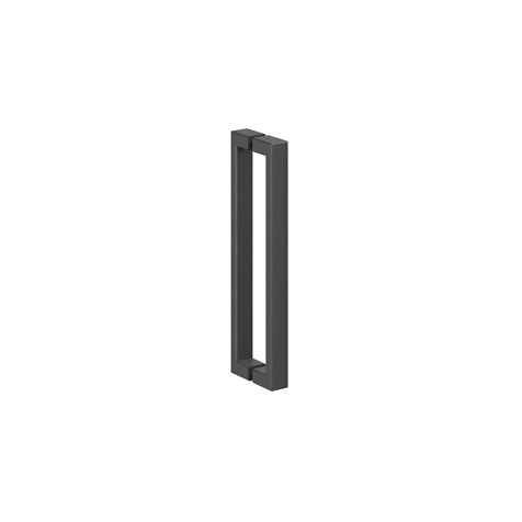 Crosswater Asura 8mm Hinged Door Handle - Sleek Slate