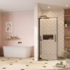 Crosswater Asura 8mm Hinged Door with Side Panel - Image 3