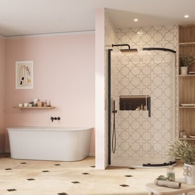 Crosswater Asura 8mm Quadrant Offset Single Door